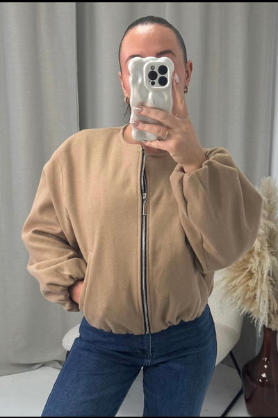 Classic Zip-Up Bomber Jacket
