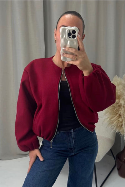 Classic Zip-Up Bomber Jacket