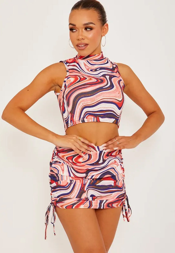Ruched skirt co clearance ord