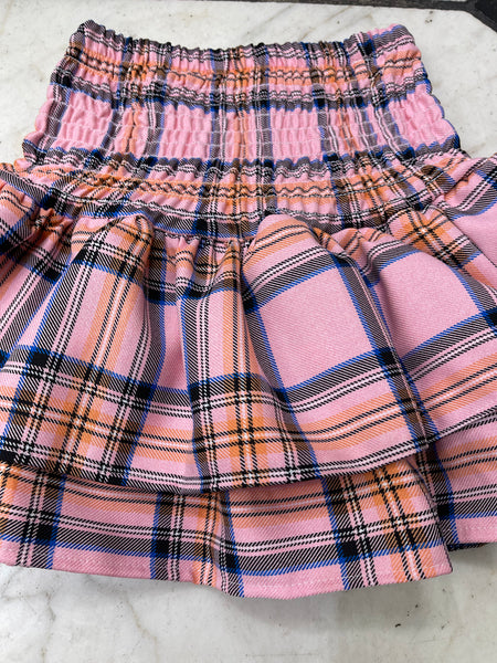 TARTAN PRINT HIGH WAISTED BOHO RARA SKIRTS Miss Guilty